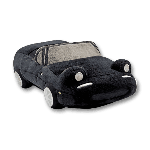 Autoplush Black Miata MX5 Plushie Plush Toy Car Soft Pillow