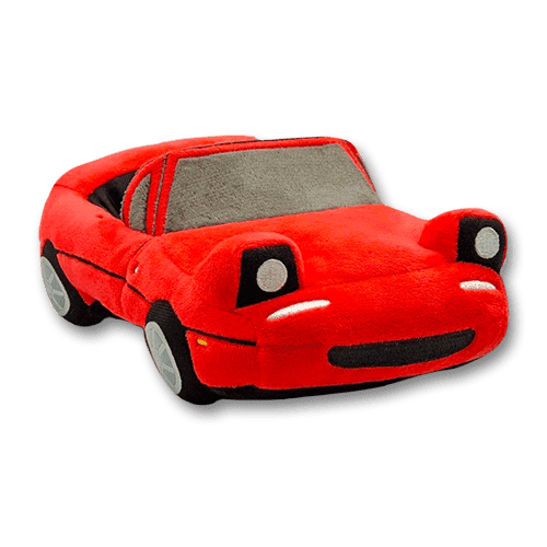 Autoplush Red Miata MX5 Plushie Plush Toy Car Soft Pillow