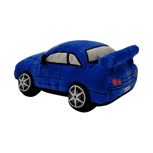 Autoplush Blue Skyline r33 Plush Toy Car Soft Pillow