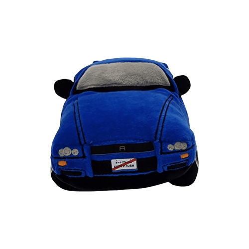 Autoplush Blue Skyline r33 Plush Toy Car Soft Pillow