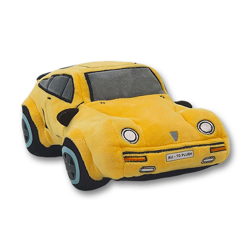 Autoplush Yellow The 911 Plushie Plush Toy Car Soft Pillow