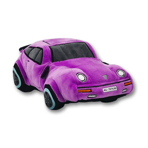 Autoplush Purple The 911 Plushie Plush Toy Car Soft Pillow