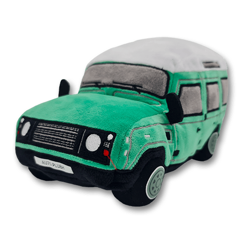 Autoplush Green The Defender Plushie Plush Toy Car Soft Pillow