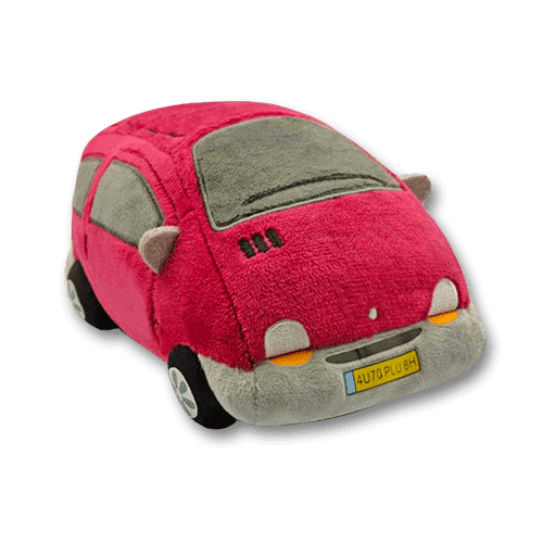 Autoplush Red Twingo Plushie Plush Toy Car Soft Pillow